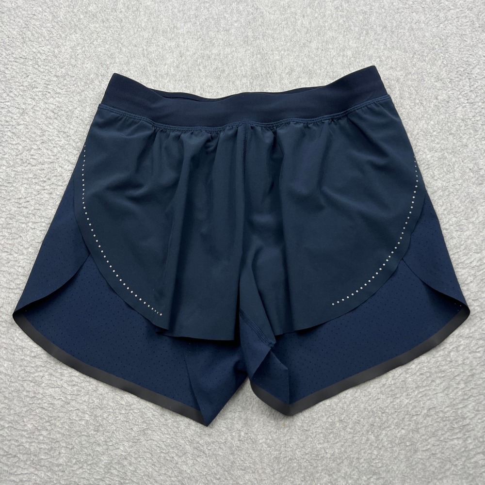 Lululemon Find Your Pace Short 3" Lined Womens 4 Navy Swift Mesh Running W7BG5S